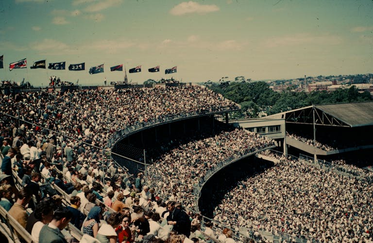 Foto eines vollen Stadions