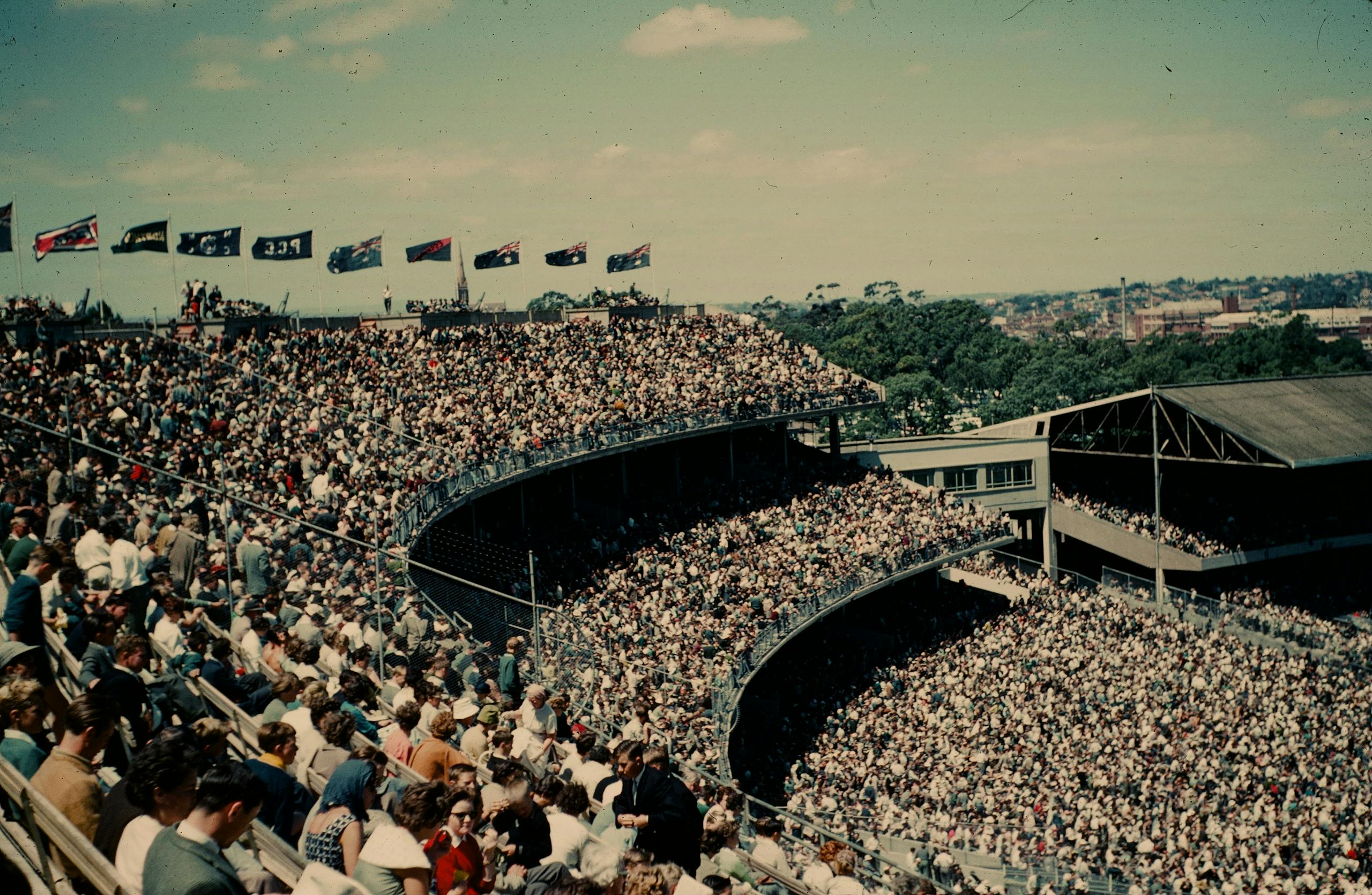 Foto eines vollen Stadions